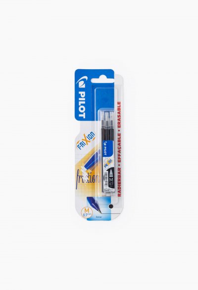 PILOT  - FriXion Ball - Set de 3 recharges - Noir - Pointe Moyenne