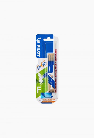 PILOT  Frixion Point Bleu Pointe Fine, 3 recharges