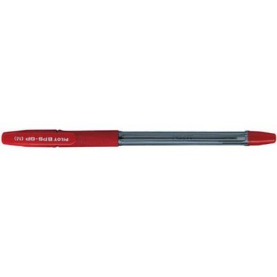 PILOT  Lot de 12 Stylo &agrave; bille Grip BPS-GP XB Extra Large Rouge