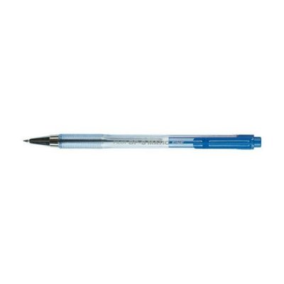 PILOT  Lot de 12 Stylos &agrave; bille r&eacute;tractable BPS-Matic Pointe Fine Bleu