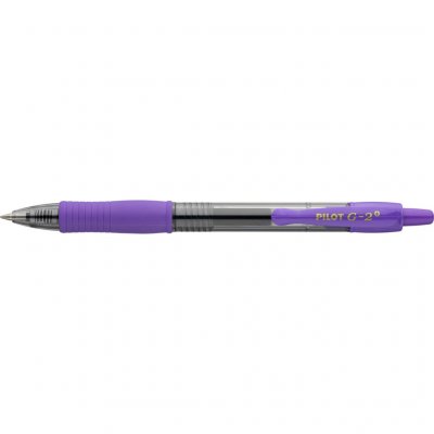 PILOT  Lot de 12 Stylos bille &agrave; encre gel G2 07 Pte Moyenne Violet