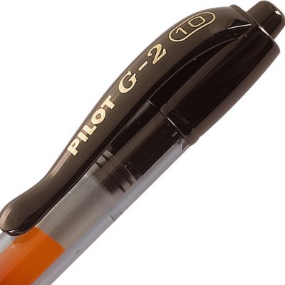 PILOT  Lot de 12 Stylos roller &agrave; encre gel G-2 pointe large 1mm noir