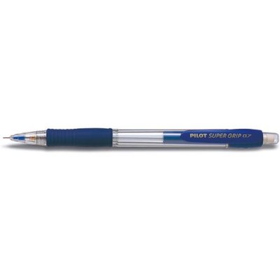 PILOT  Lot de 3 Porte-mines SUPERGRIP H187 0,7 mm rechargeable bleu