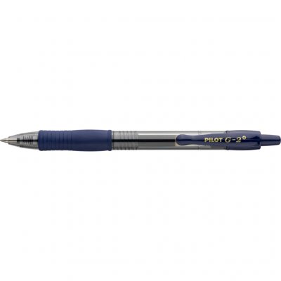 PILOT  Lot de 3 Stylos bille &agrave; encre Gel G2 07 Pte Moyenne Bleu-Noir