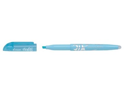 PILOT  Lot de 3 Surligneurs FriXion Light Soft effa&ccedil;able bleu pastel