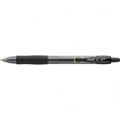 PILOT  Lot de 6 Stylos bille &agrave; encre Gel G2 05 Pte Fine Noir