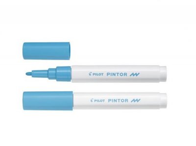 PILOT  Marqueur &Agrave; Pigment Pintor, Fin, Bleu Pastel