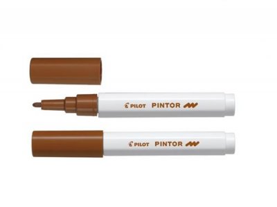 PLOT Pilot Marqueur &Agrave; Pigment Pintor, Fin, Marron