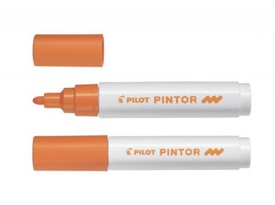 PILOT  Marqueur peinture PINTOR, pointe moyenne, Orange - Lot de 5