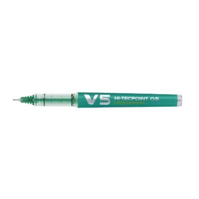 PILOT  Roller rechargeable V5 encre liquide Vert Begreen Pointe Fine