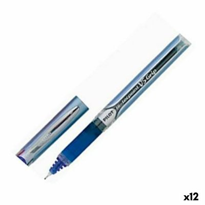 PILOT  Roller V-5 Grip Bleu 12 Unit&eacute;s