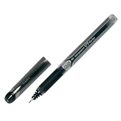 PILOT  Roller V-7 Grip - Noir - 12 Unit&eacute;s