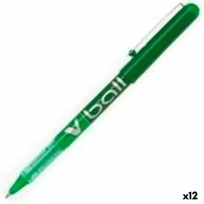 PILOT  Roller V-Ball Largeur De Trait 0,3 Mm, Vert 12 Unit&eacute;(S)