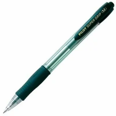 PILOT  Stylo &agrave; bille r&eacute;tractable SUPER GRIP M, noir