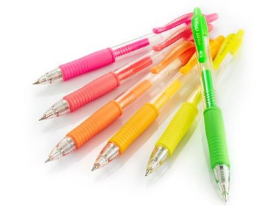 PILOT  Stylo &agrave; encre gel G2 07 fluo jaune fluo