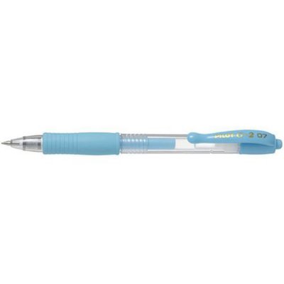 PILOT  Stylo Bille &agrave; Encre Gel G2 07 Pastel Bleu Pastel