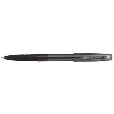 PILOT  Stylo bille SUPER GRIP G pointe fine encore Noire - Lot de 14