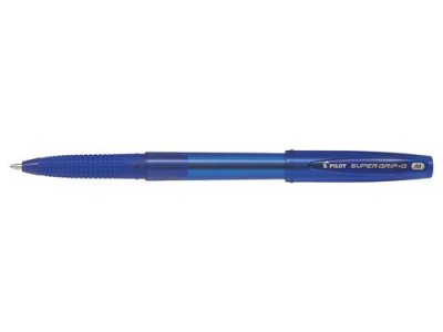 PILOT  Stylo bille SUPER GRIP G pointe moyenne encore Bleue - Lot de 14