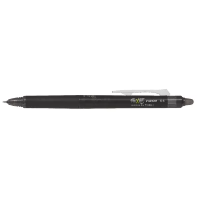 PILOT  Stylo roller FRIXION POINT CLICKER, noir - Lot de 6