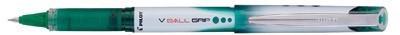 PILOT  Stylo roller V-BALL GRIP pointe m&eacute;tal 0,5 mm encre liquide verte