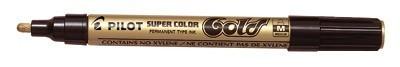 PILOT  Super Color Marqueur Permanent Or Encre Pigment&eacute;e 2 Mm Moyen