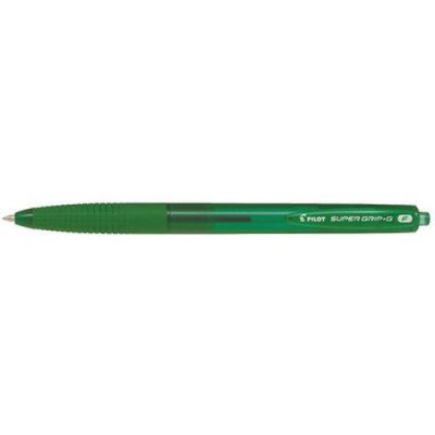 PILOT  Super Grip G Retractable - Stylo Bille - Vert - Pointe Moyenne