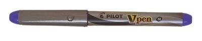 PILOT  V-Pen Silver - Stylo Plume Jetable - Violet - Plume Moyenne