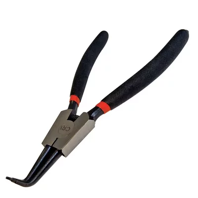 SILVERLINE Pince &Agrave; Bec Courb&eacute; Pour Circlips Ext&eacute;rieurs 180 Mm  Pl75