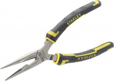 STANLEY Pince &agrave; bec demi ronds longs - Longueur 160 mm - Fatmax 