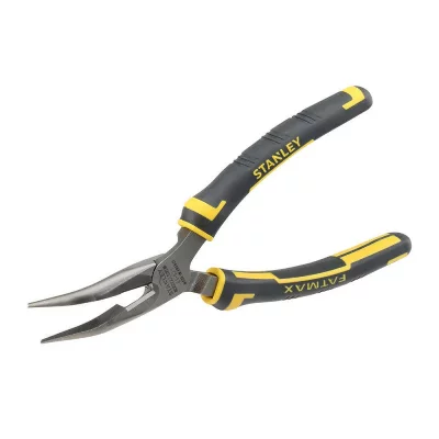 STANLEY Pince &agrave; becs 1/2 ronds longs coudes  FATMAX - 160 mm