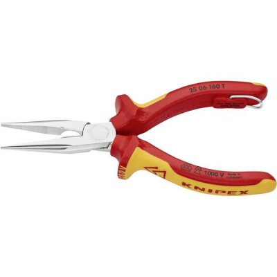 KNIPEX Pince &Agrave; Becs Demi-ronds 160mm Avec Tranchant Isol&eacute;e 1000v - Antichute