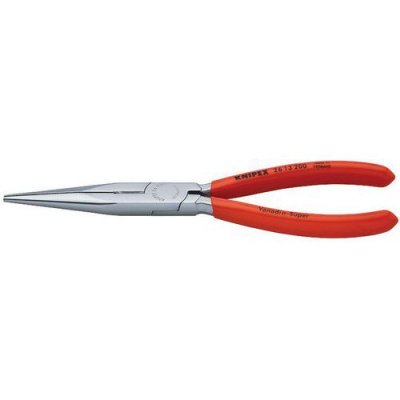 KNIPEX Pince &Agrave; Becs Demi-ronds 200mm Avec Tranchant - Gainage Pvc - Chrom&eacute;e