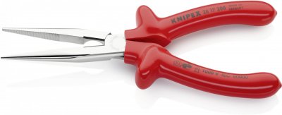 KNIPEX Pince &Agrave; Becs Demi-ronds 200mm Avec Tranchant - Surmoul&eacute; -isol&eacute;e 1000v
