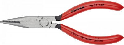 KNIPEX Pince &Agrave; Becs Longs Demi-ronds 140mm - Gainage Pvc - T&ecirc;te Polie
