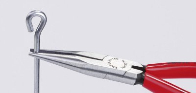 KNIPEX Pince &Agrave; Becs Longs Demi-ronds 160mm - Gainage Pvc - T&ecirc;te Polie