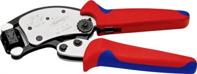 KNIPEX Pince &Agrave; Sertir Embouts Automatique 014-10mm&sup2; T&ecirc;te Rotative