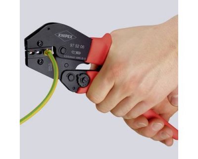 KNIPEX Pince &Agrave; Sertir - Gainage Pvc - Pour Cosses Tubulaires 16 / 25 Mm&sup2;