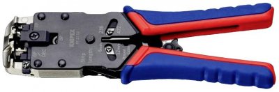 KNIPEX Pince &agrave; sertir pour 4/6/8 p&ocirc;les Connecteur Western  97 51 12