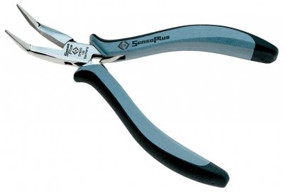 C.K Pince bec effil&eacute; courb&eacute; ESD-2 165mm. T3769D 150