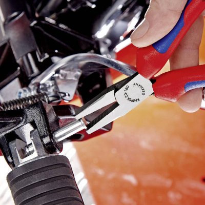 KNIPEX Pince Becs Courts Et Plats - 160mm - Bi-mati&egrave;re - Chrom&eacute;e Isol&eacute;e 1000v