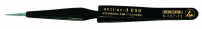 BERNSTEIN TOOLS FOR ELECTRONICS Pince brucelle CMS Bernstein 5-057-13 31 SA pointue 120 mm 1 pc(s)
