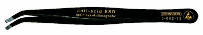 BERNSTEIN TOOLS FOR ELECTRONICS Pince brucelle CMS Bernstein 5-062-13 59 SA-ESD arrondie 115 mm 1 pc(s)