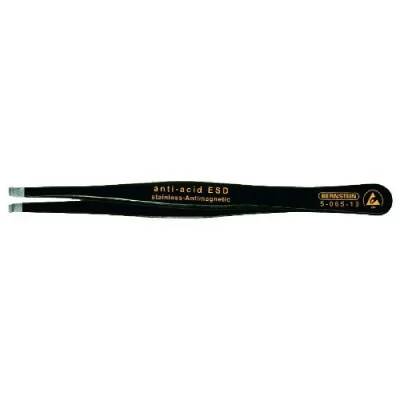 BERNSTEIN TOOLS FOR ELECTRONICS Pince brucelle CMS Bernstein 5-065-13 50 SA-ESD arrondie 120 mm 1 pc(s)