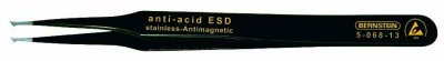 BERNSTEIN TOOLS FOR ELECTRONICS Pince brucelle CMS Bernstein 5-068-13 13 SA-ESD arrondie 120 mm 1 pc(s)