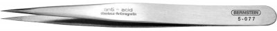 BERNSTEIN TOOLS FOR ELECTRONICS Pince brucelle CMS Bernstein 5-077 AA SA pointue 130 mm 1 pc(s)