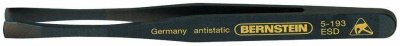 BERNSTEIN TOOLS FOR ELECTRONICS Pince brucelle de pr&eacute;cision Bernstein 5-193 NK35A semi-ronde 120 mm 1 pc(s)