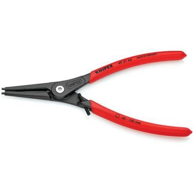 KNIPEX Pince Circlip Ext&eacute;rieur De 40 &Agrave; 100mm + Vis De R&eacute;glage - 180mm - Pvc