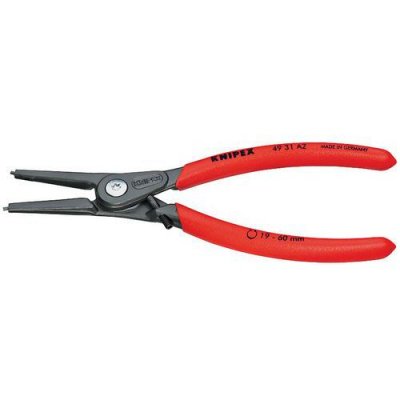 KNIPEX Pince Circlips Ext&eacute;rieurs De 19 &Agrave; 60mm + Vis De R&eacute;glage - 180mm - Pvc