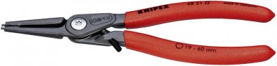 KNIPEX Pince Circlips Int&eacute;rieurs De 19 &Agrave; 60mm + Vis De R&eacute;glage - 180mm - Pvc