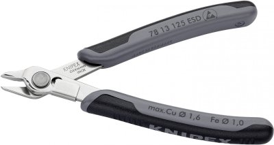 KNIPEX Pince coupante 125 mm avec serre-fils  Super Knips 78 13 125 ESD